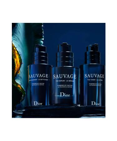 Dior Sauvage The Cleanser - Face Cleanser for Men Black Charcoal and Cactus 125 ml