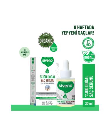 Siveno 0 Natural Hair Care Serum Anti-Loss Repair 10 Miraculous Oils 30 ml