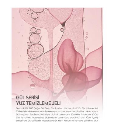 Dermokil 0 Natural Rose Water Refreshing Moisturizing Facial Cleansing Gel - Buy Online on GoSupps.com