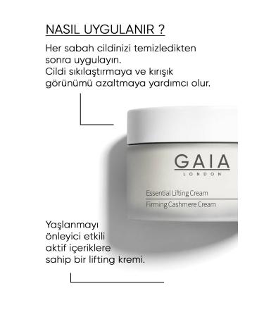 Gaia London Anti-Aging and Anti-Wrinkle Plumping Lifting Cream 50ml. - Buy Online on GoSupps.com