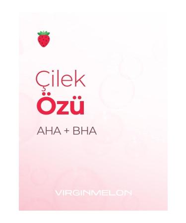 Virginmelon Strawberry Extract Peeling Effect Skin Renewal Barrier Repair Smoothing Aha Bha Serum 30 ml
