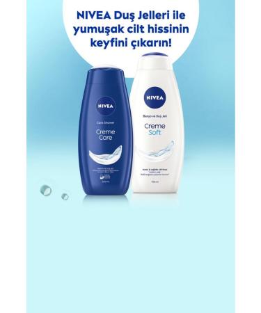 NIVEA Creme Soft Creamy Touch Shower Gel 750ml Almond Oil Moisturizing Economic Size Vitamin E - Buy Online on GoSupps.com