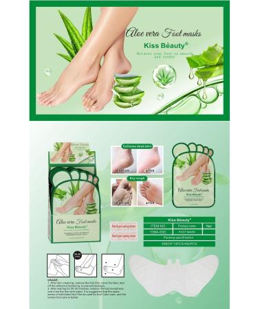 Kiss Beauty Alovera Essence Foot Care Mask - Sock Type