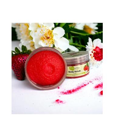 BIOVITA NATURAL COSMETICS BIOVITA Strawberry Nourishing Purifying and Moisturizing Body Peeling Body Scrub