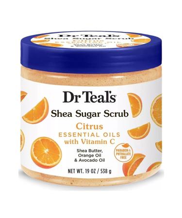 Dr Teals Dr.teal's Shea Sugar Scrub Citrus Body Sugar Peeling 538gr