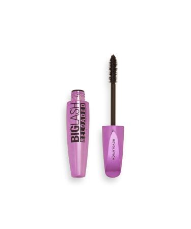Revolution Big Lash Reloaded Waterproof Vegan Black Mascara MLSCOSMETICS Q17