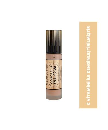 Revolution Conceal And Glow Foundation F4