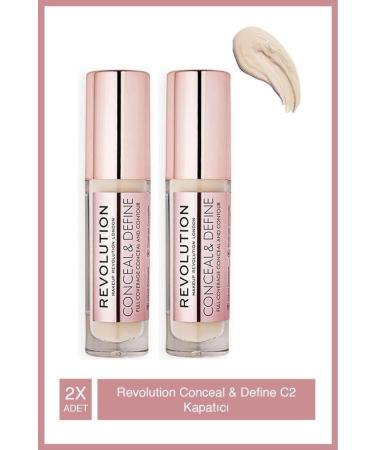 Revolution Conceal Define 16 Hour Matte Finish Concealer No: C2* 2 Pieces