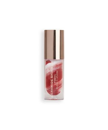 Revolution Festive Allure Ceramide Shimmer Swirl Lip Gloss Red