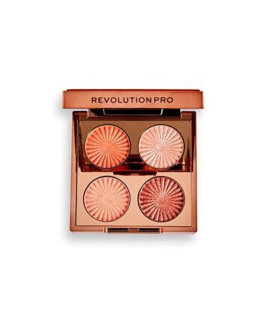 Revolution Pro Vegan Copper Shade Eyeshadow Palette - Golden Hour