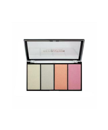 Revolution Reloaded Lustre Lights Cool 4-Pack Highlighter Palette - Buy Online on GoSupps.com