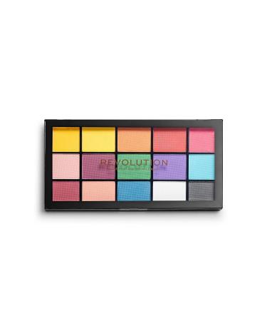 Revolution Reloaded Marvelous Mattes Colorful 15-Piece Eyeshadow Palette - Buy Online on GoSupps.com