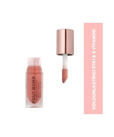 Revolution Revolution Lip Plumper and Gloss - Pout Bomb Plumping Gloss - Kiss