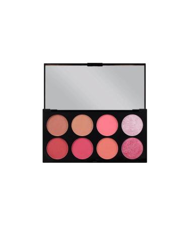 Revolution Ultra Sugar And Spice 8-Pack Matte And Shimmer Blush Palette