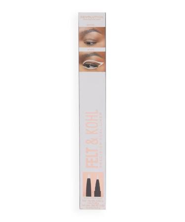 Revolution REVOLUTION WHITE EYELINER FELT AND KOHL - Buy Online on GoSupps.com