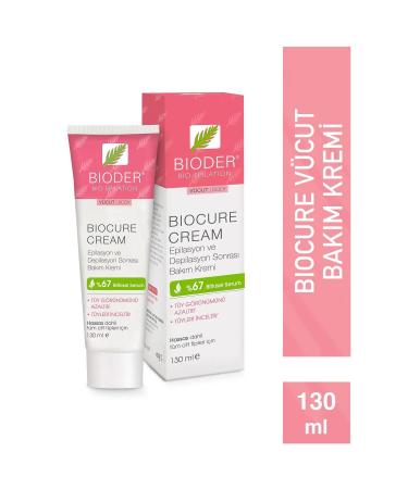 Bioder Biocure Cream 130 ml Hair Reducing Cream for Body Area 2-Pack