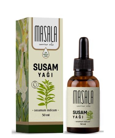 Masala Sesame Oil 50 Ml. Cold Press (sesame Seed Carrier Oil)
