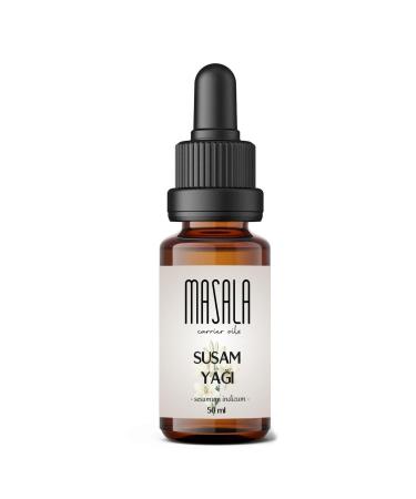 Masala Sesame Oil 50 Ml. Cold Press (sesame Seed Carrier Oil) - Buy Online on GoSupps.com