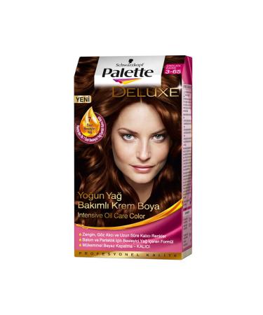 PALETTE NATURAL COLORS Palette Hair Dye 3-65 Chocolate Brown x 4 Pieces