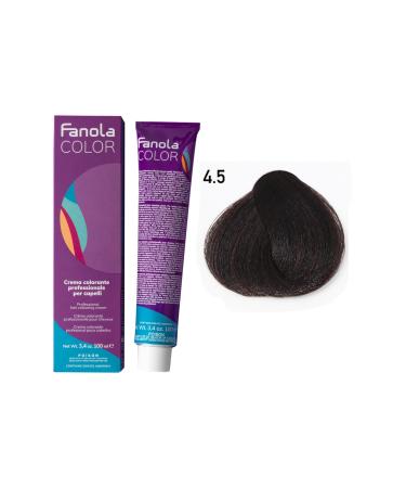Fanola Color 100ml Medium Mahogany Brown 4.5