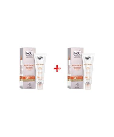 Roc Soleil Protect Liquid Face Moisturizer Spf50 50ml 2 Pieces