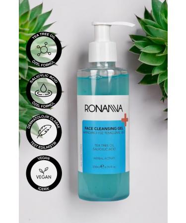 Ronanna Skin Cleanser Purifying and Refreshing Facial Cleansing Gel 200ml