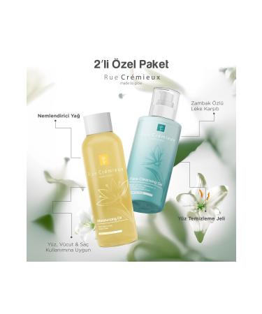 Rue Cremieux Special Pack of Two - 100ml Miraculous Care Oil and 200ml Facial Cleansing Gel - Buy Online on GoSupps.com