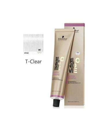 Schwarzkopf BLONDME Pastel Toning Cream Color 60ml T - Clear (Nitido)