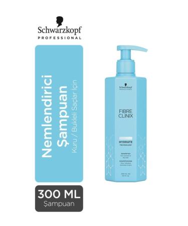 Schwarzkopf Fibre Clinix Hydrate Moisturizing Shampoo 300 Ml