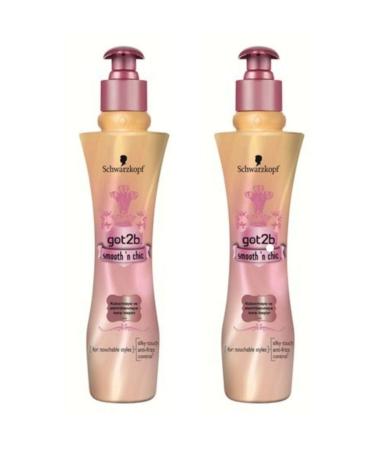 Schwarzkopf Got2b Smooth&chic Anti Frizz Lotion Hair Lotion 200 ml X2