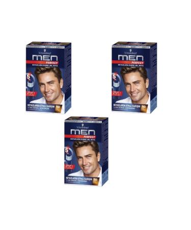 Schwarzkopf Men Paint Schwarzkopf Perfect 50 Number 3 Pieces