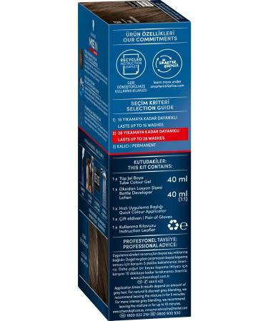 Schwarzkopf Schwarzkopf Men Perfect 60 Brown 3 Piece - Buy Online on GoSupps.com