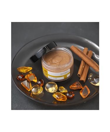 Seumel France Amber Body Scrub - Nourishing Purifying Moisturizing Body Peeling-ingrown Strawberry Leg Repair 200ml - Buy Online on GoSupps.com