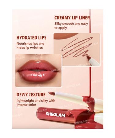 SHEGLAM Lip Rules Liner & Gloss Pen-Case - Buy Online on GoSupps.com