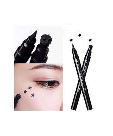 sinfer Rose Double Sided Star and Heart Patterned 2-Piece Eyeliner Set - Buy Online on GoSupps.com