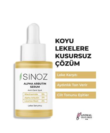 Sinoz Anti-Dark Spot Arbutin Skin Serum (Niacinamide 5% + Alpha Arbutin 2%) 30 ML