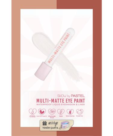 Show by Pastel Waterproof Matte Liquid Eyeshadow and Eyeliner Set - 82 + 84 + Togin Bag Gift - Buy Online on GoSupps.com