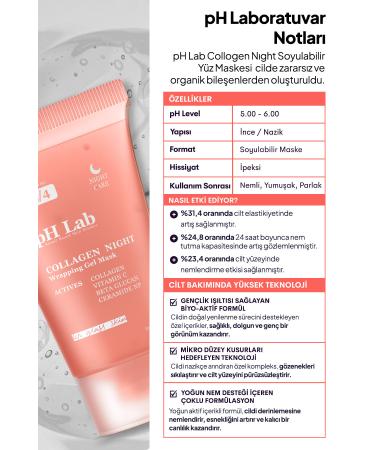 Ph Lab Phlab Collagennight Peel Off Collagen Night Mask Peel Off Collagen Face Mask - Buy Online on GoSupps.com