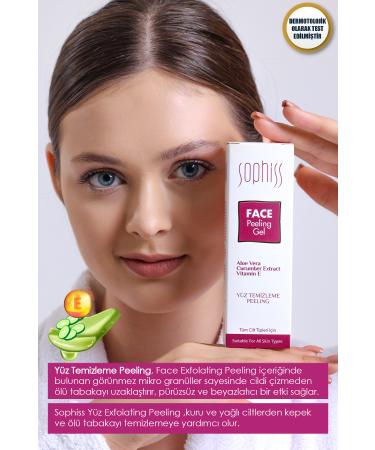 Sophiss Face Peeling Gel Face Cleansing Peeling 100 ml