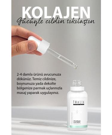 Thalia Anti-Aging Skin Care Serum 2% Collagen & 0.5% Elastin - 30 ml - Buy Online on GoSupps.com
