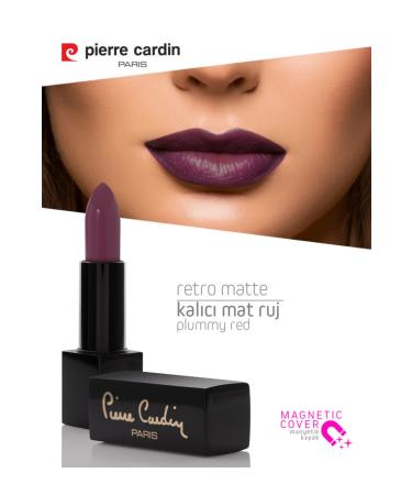 Pierre Cardin Retro Matte Lipstick - Plummy Red - 152