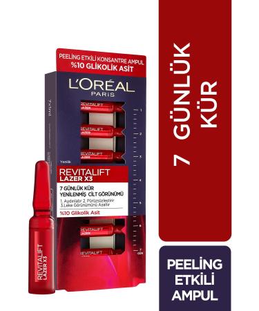 L'Oreal Paris Revitalift Laser 7 Day Cure Peeling Effect Ampoule -SM35-