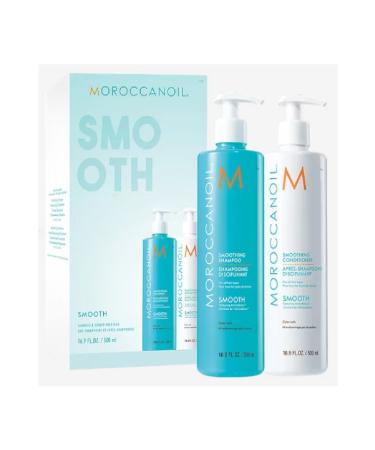 Moroccanoil Smoothing-Curly Hair Straightening Argan Oil Shampoo & Conditioner 500ml TRUSTY 1255