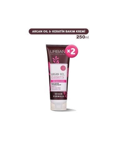 Urban Care Argan Oil & Keratin Care Cream 250 Ml X 2