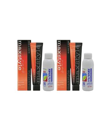 MAXSTYLE New Argan Keratin 2025/06.35 Milk Chocolate 60 Ml 2 Hair Dye + 2 90 Ml Oxidant