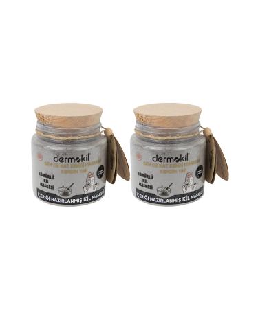 Dermokil You Too Make Your Own Mask Charcoal Clay Mask 220 Ml X 2 Pieces