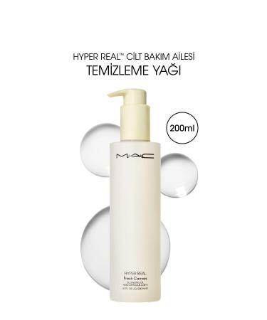 Mac Skin Smoothing -Cleansing Oil 200 ml .Hyper Real PSSN997