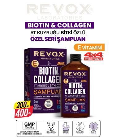 Revox Biotin & Collagen + Vitamin E Hair Care Shampoo / 400 Ml