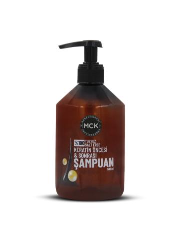 MCK Salt-Free Keratin Before and After Shampoo 500 ml