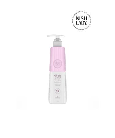 Nishlady Ultimate Volume Shampoo / Volume Hair Care Shampoo for Weak and Volumeless Hair 1000 ml